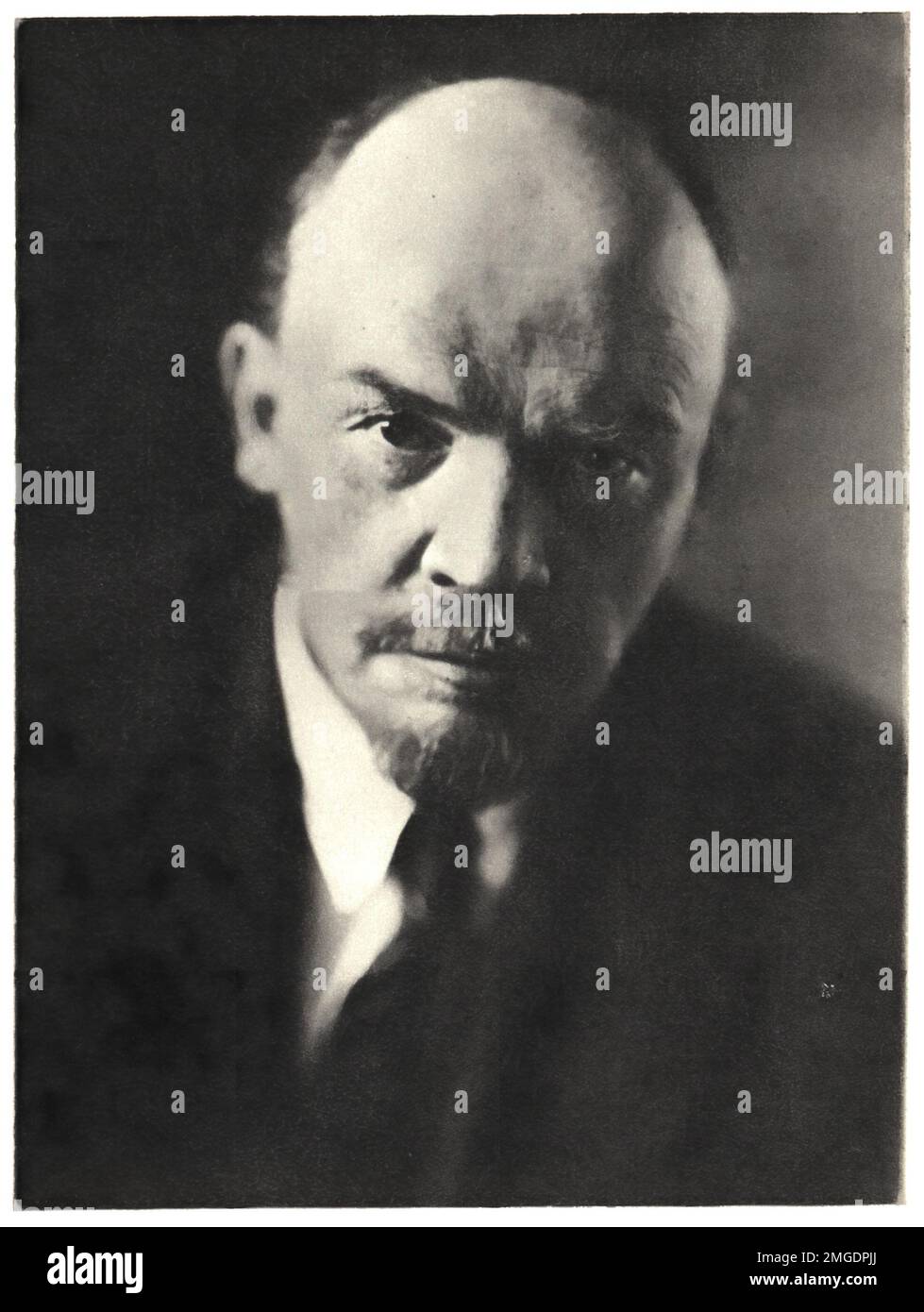 Ritratto di Vladimir Ilich Lenin, primo leader dell'URSS Foto Stock