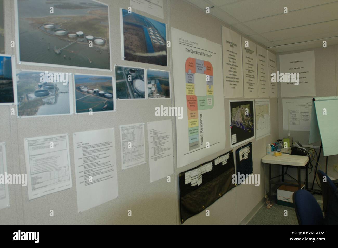 Inquinamento - funzione di supporto d'emergenza n. 10 Siti - Forward Operating base - 26-HK-224-4. Uragano Katrina Foto Stock