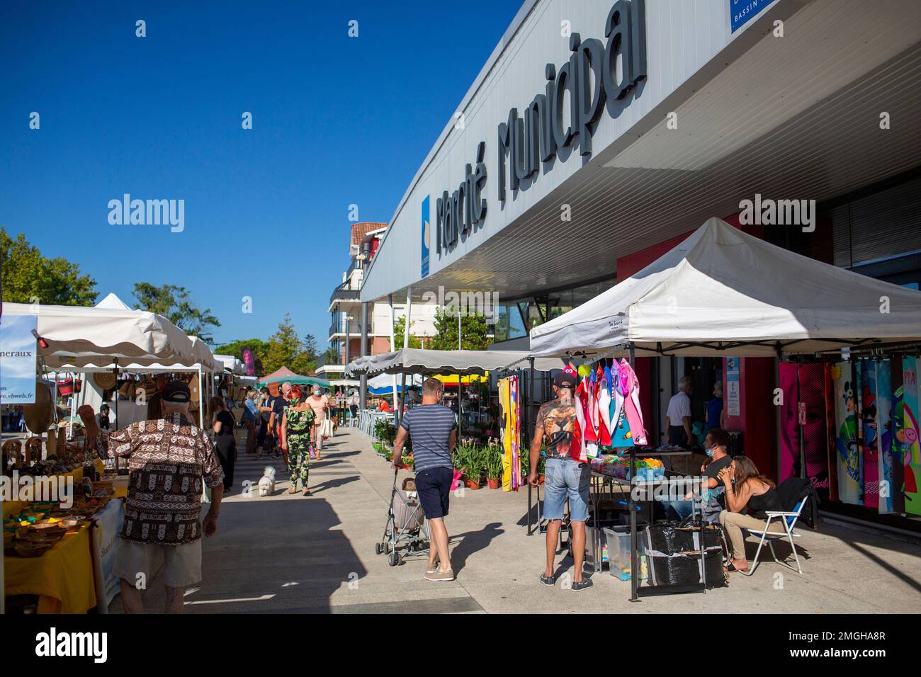 La teste-de-Buch (Francia sud-occidentale): Il mercato Foto Stock
