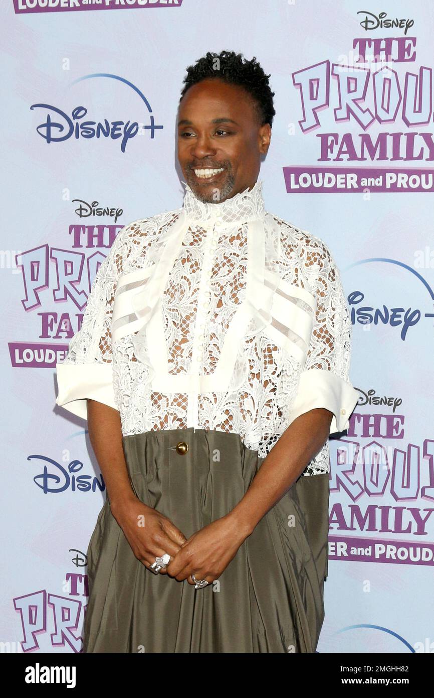 19 gennaio 2023, Los Angeles, CA, USA: LOS ANGELES - 19 GENNAIO: Billy Porter alla Proud Family - Premiere di serie più forte e prouder al Nate Holden Performing Arts Center il 19 gennaio 2023 a Los Angeles, CA (Credit Image: © Kay Blake/ZUMA Press Wire) SOLO PER USO EDITORIALE! Non per USO commerciale! Foto Stock