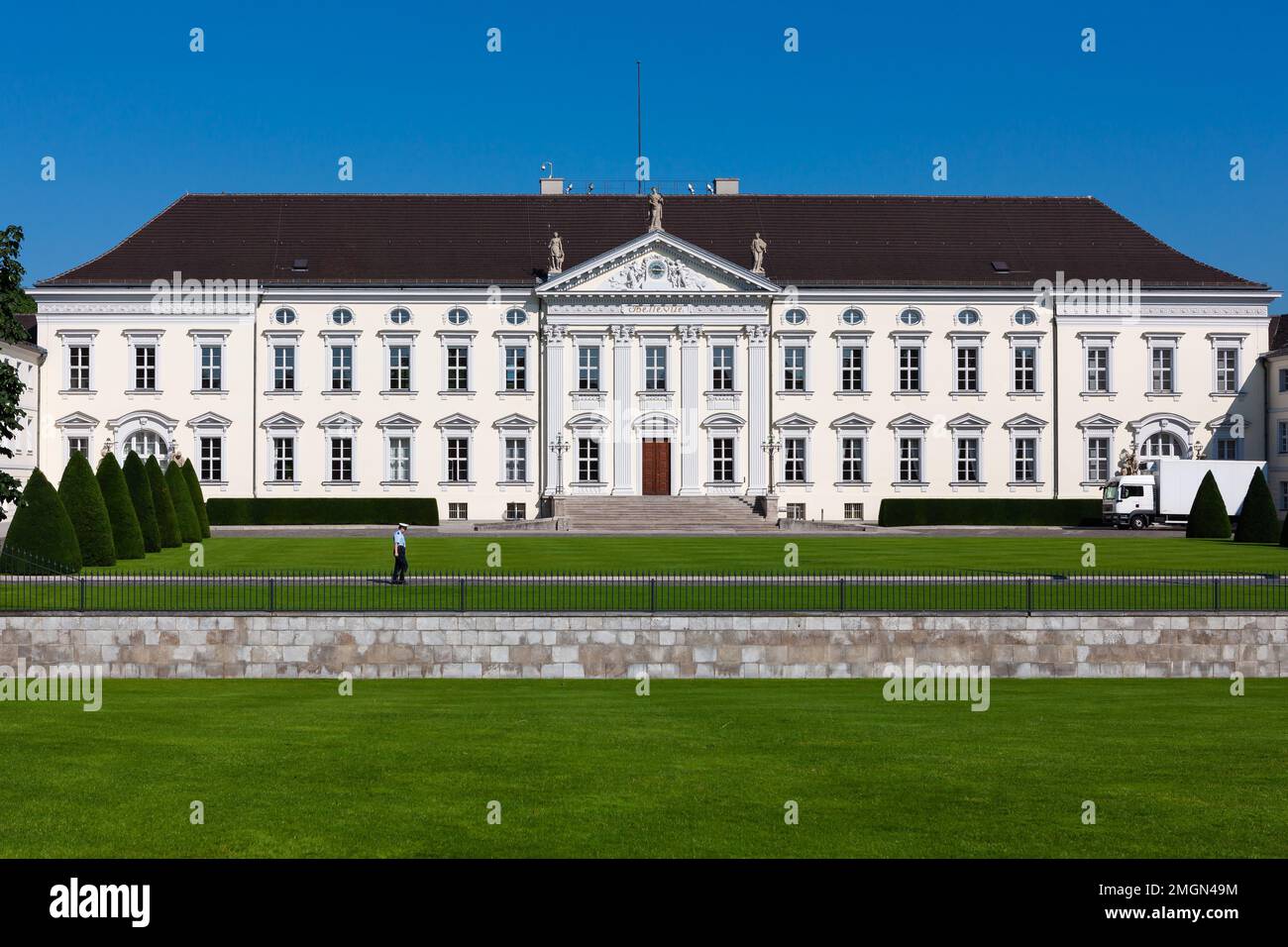 Berlino, Germania - 7 luglio 2011 : Schloss Bellevue. Palazzo Bellevue, edificio neoclassico casa del presidente tedesco. Foto Stock
