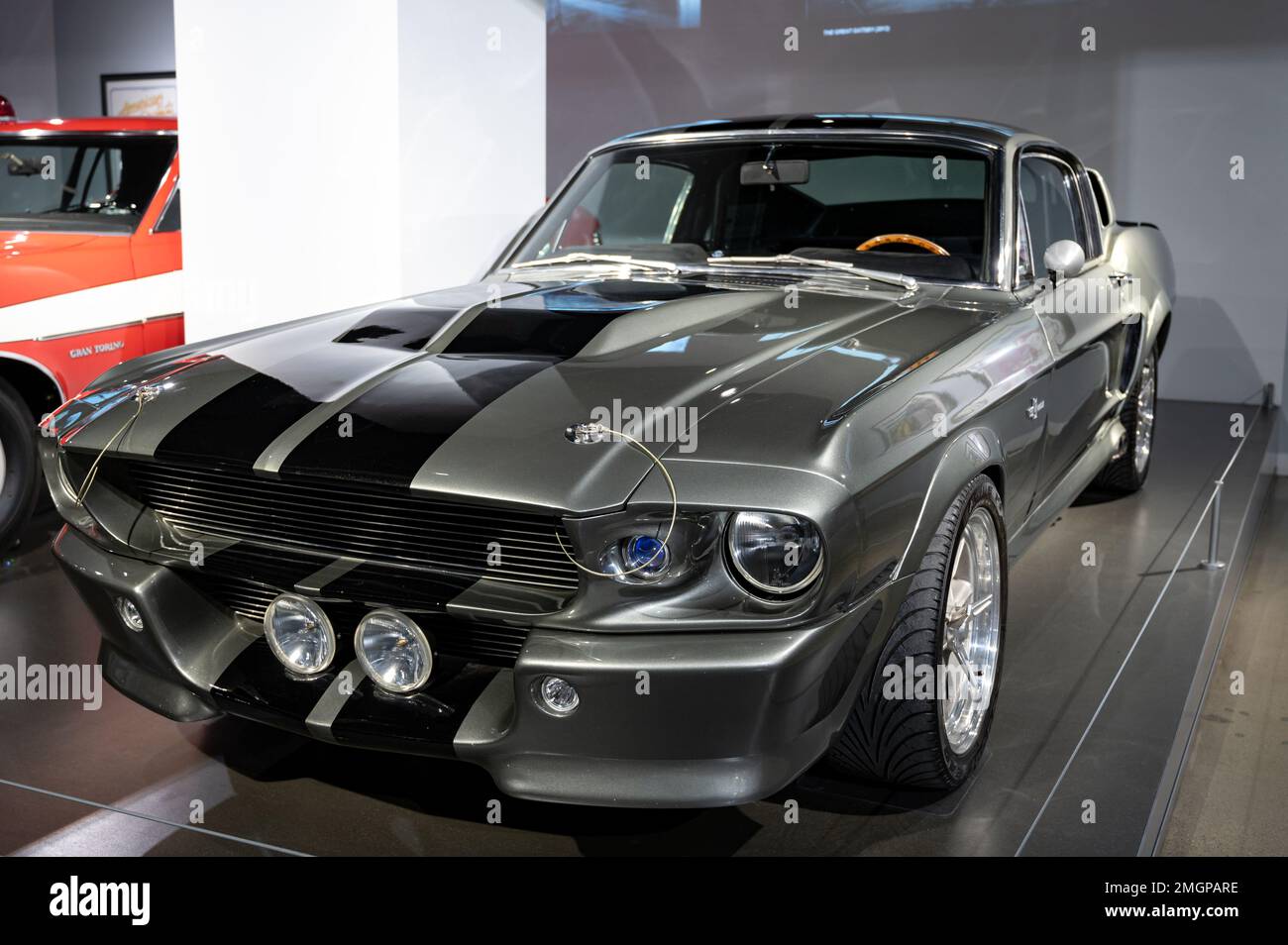 Prima generazione Ford Mustang Eleanor dal film Gone in 60 secondi da Nicolas  Cage Foto stock - Alamy