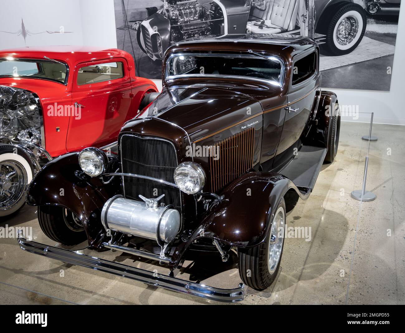 Nice marrone Ford 'Doyle Gammell' 1932 Coupé a tre finestre Foto Stock