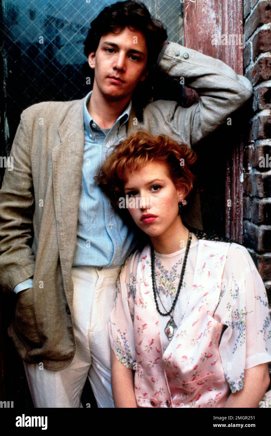 MOLLY RINGWALD e ANDREW MCCARTHY in PRETTY IN ROSA (1986), diretto da HOWARD DEUTCH. Credit: FOTO DI PARAMOUNT / Album Foto Stock