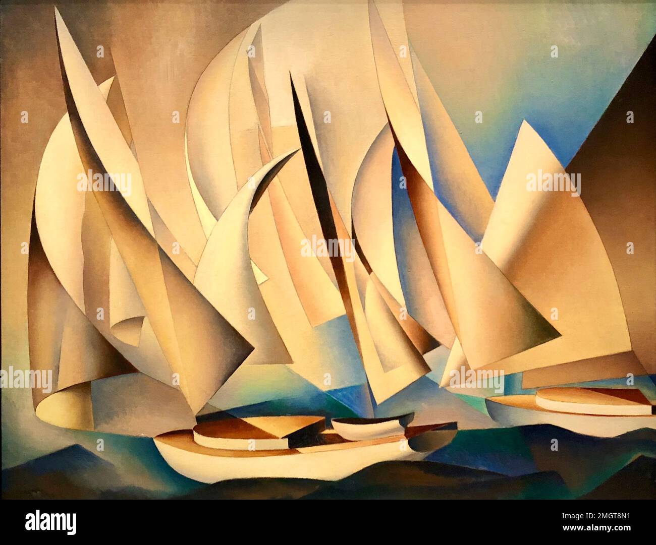 Charles Sheeler - relativo a Yachts e Yachting - 1922 Foto Stock