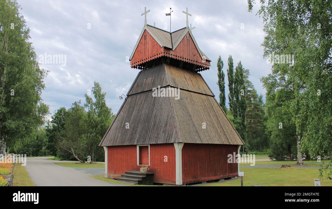 Jokioisten kirkko, 1631, Carl Albert Edelfelt 1862, Jokioinen Foto Stock