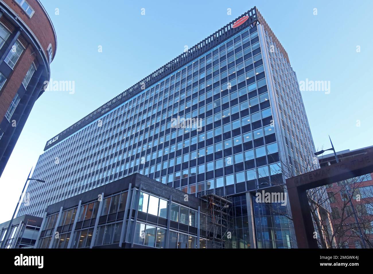 The Plaza, JM Centre 100 Old Hall St - 1962 progettato da Littlewoods , Old Hall St, Llverpool City, centro, Merseyside, INGHILTERRA, REGNO UNITO, L3 9BP Foto Stock