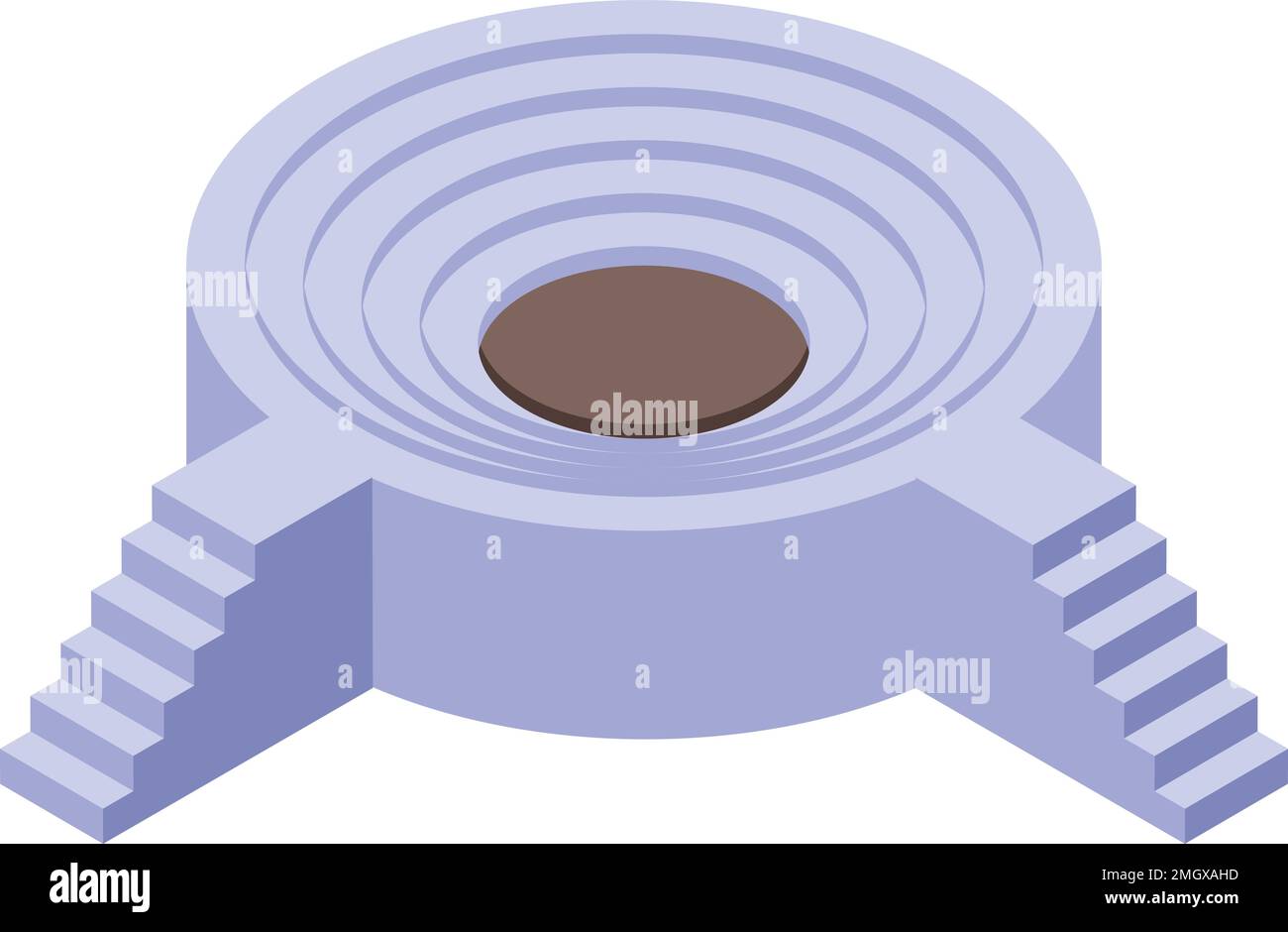 Architettura anfiteatro icona vettore isometrico. Costruzione di viaggi. Città europa Illustrazione Vettoriale