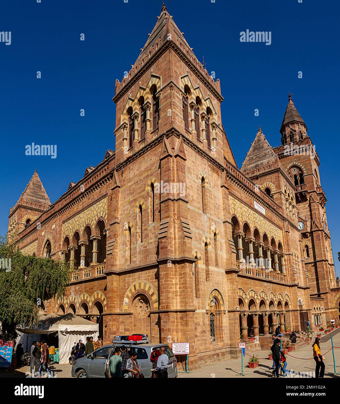 Prag Mahal a Bhuj Gujarat Foto Stock