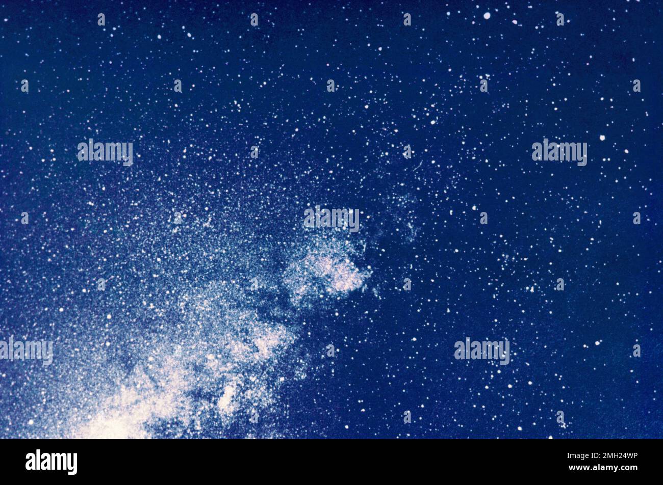 La Via Lattea che mostra la Regione Sagittario di Constellation Foto Stock