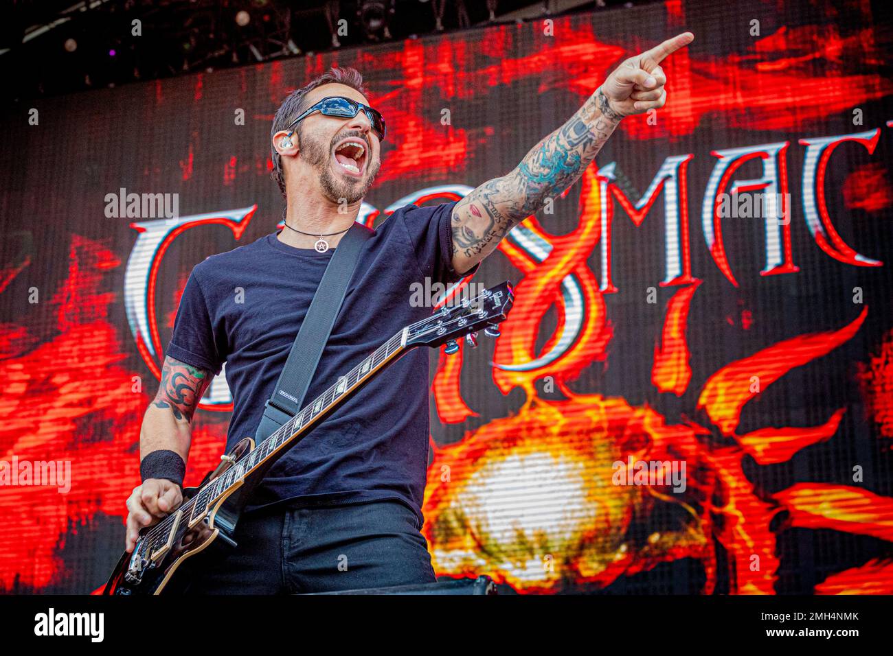 Francia 21 Giugno 2019 Godsmack - live at Hell Fest Clisson © Andrea Ripamonti / Alamy Foto Stock