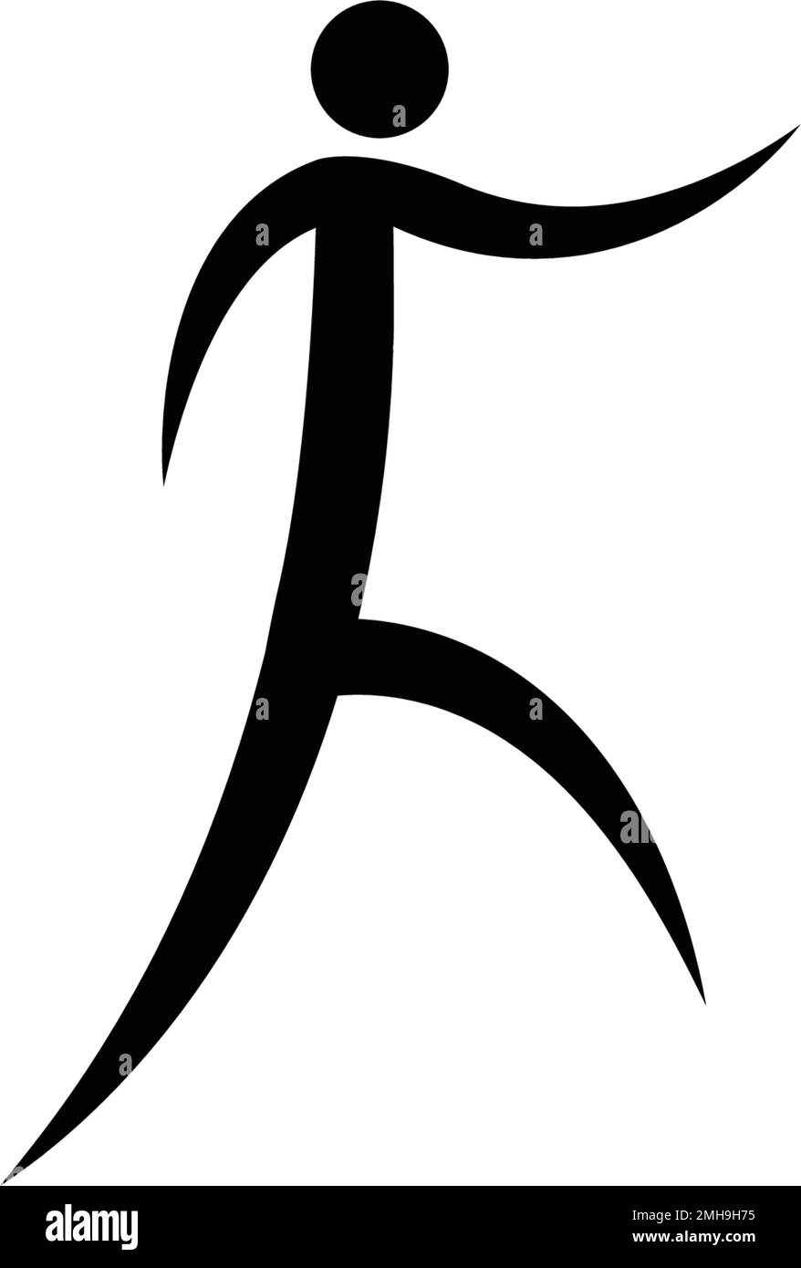 Carattere modello di logo vettoriale per la salute aziendale Illustrazione Vettoriale