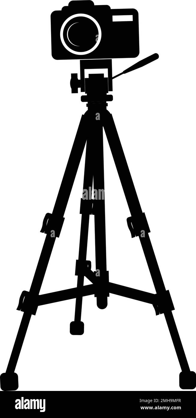 disegno grafico con logo treppiede Illustrazione Vettoriale