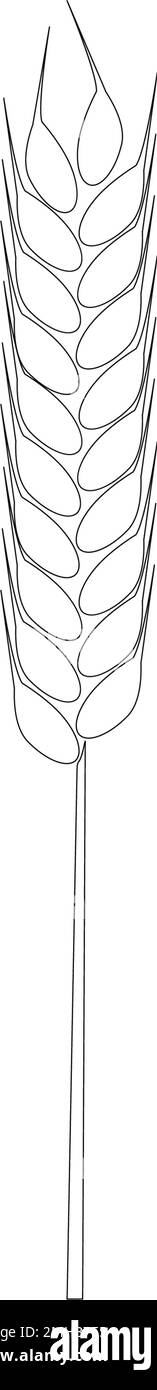 Agricoltura Logo grano modello icona vettore design Illustrazione Vettoriale