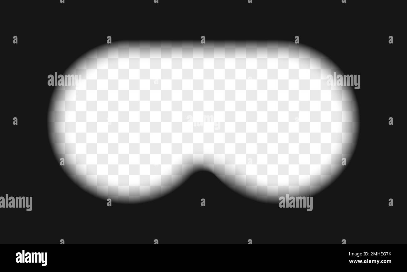 Vista periscopio o binoculare con campo di sfondo trasparente vuoto. Esercito, spia, cacciatore o esploratore strumento ottico per la sorveglianza, ingrandimento, ricerca, dopo, indagine. Illustrazione vettoriale Illustrazione Vettoriale