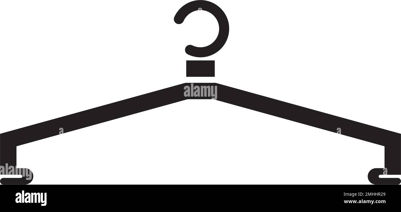 Appendiabiti logo vettoriale illustrazione semplice design. Illustrazione Vettoriale