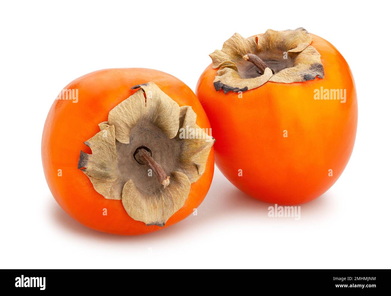 percorso di persimmon isolato su bianco Foto Stock