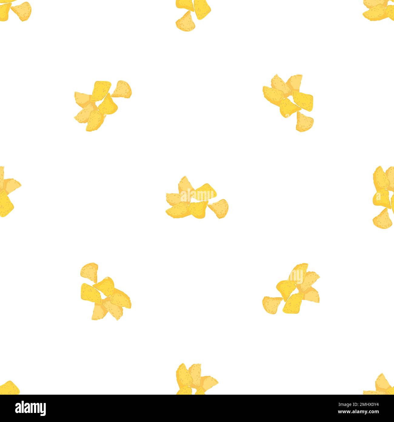 Vettore senza giunture Nachos pattern Illustrazione Vettoriale