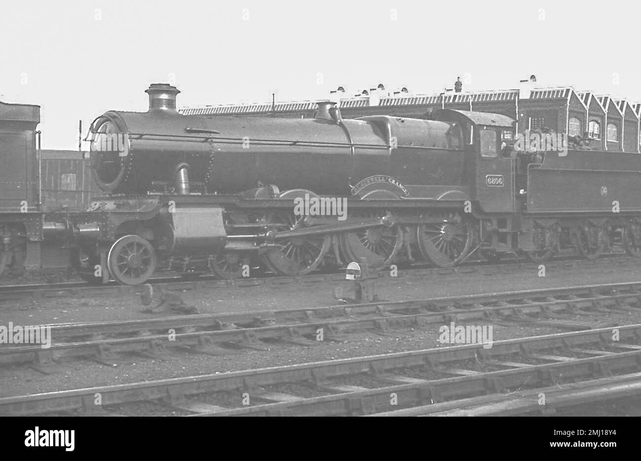 Great Western Railway (GWR) 6800 Classe 4-6-0 Locomotiva a vapore No.6806 Blackwell Grange visto a Swindon Works nel 1936 quando nuovo Foto Stock