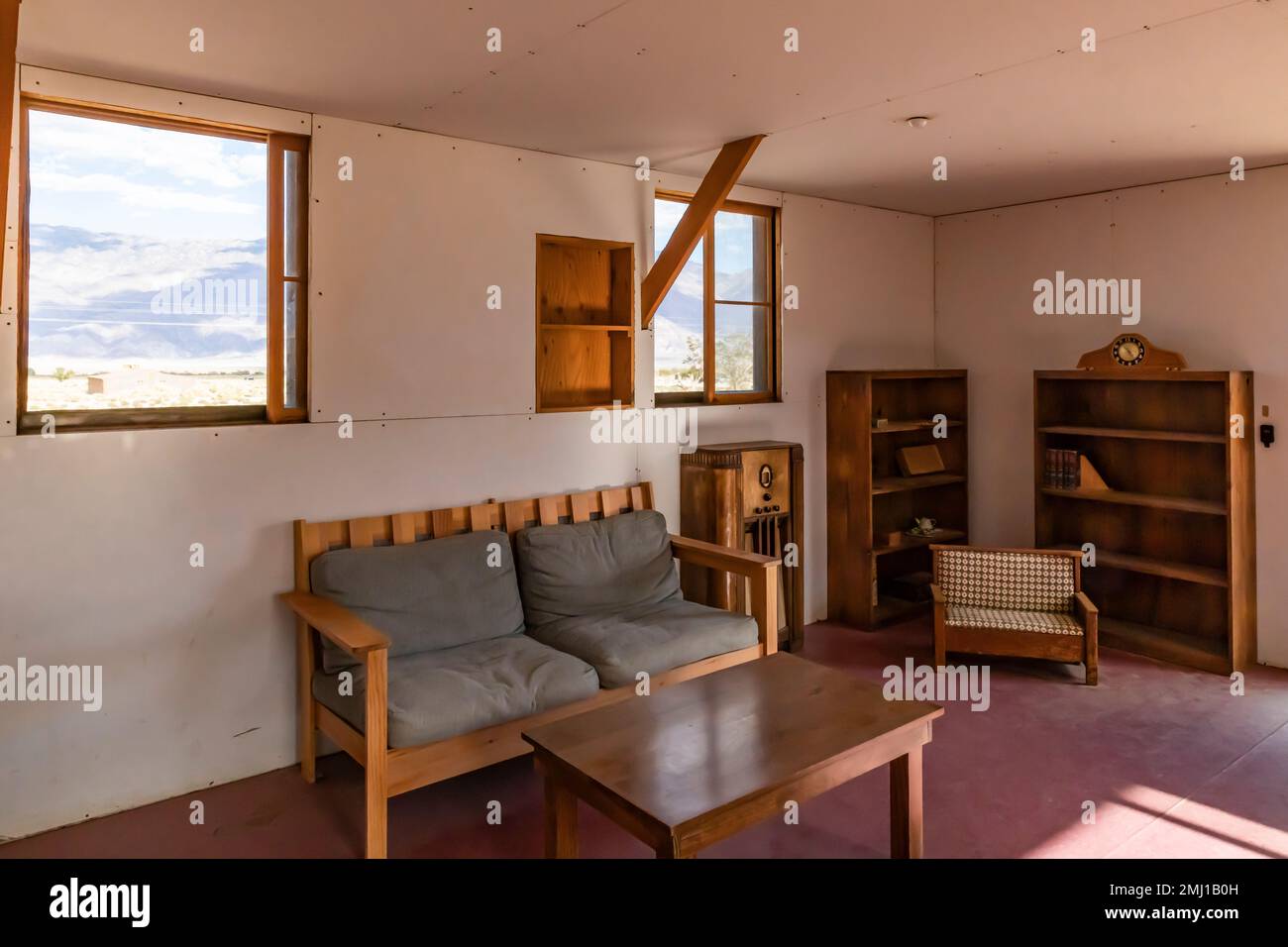 Appartamento di categoria superiore al Manzanar National Historic Site, Owens Valley, California, Stati Uniti Foto Stock