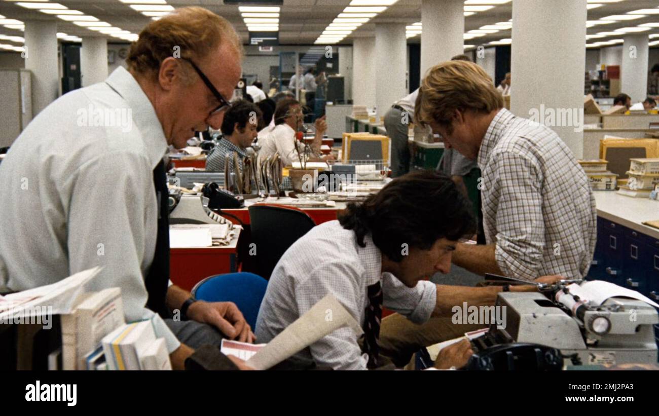 Los Angeles.CA.USA. Jack Warden, Dustin Hoffman e Robert Redford in una