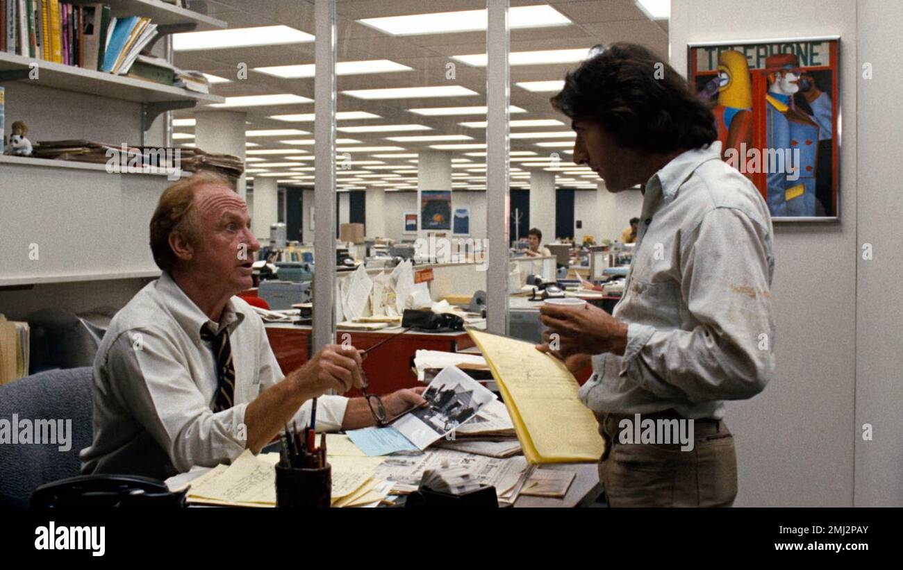 Los Angeles.CA.USA. Dustin Hoffman e Jack Warden in una scena in (C