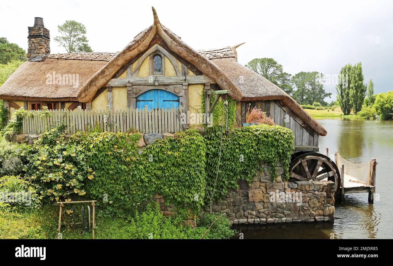 Mill House - Hobbiton - Matamata, Nuova Zelanda Foto Stock