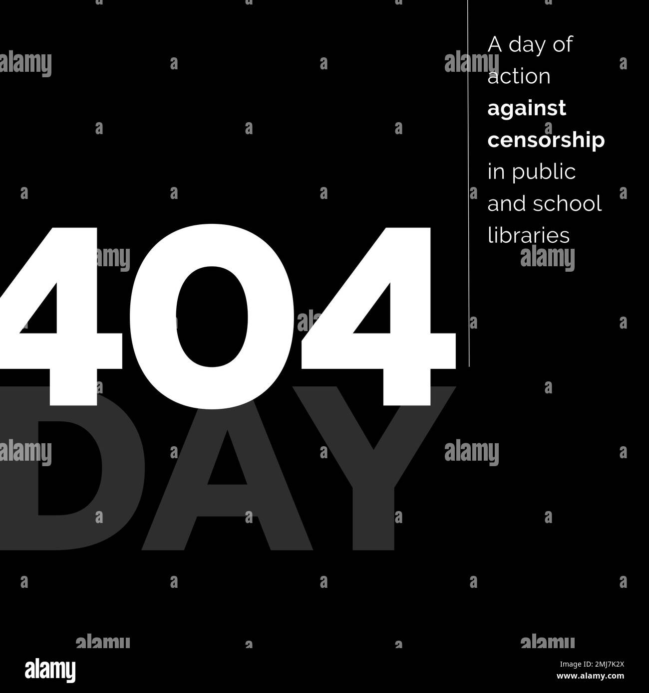 Composizione del testo di 404 giorni sulle forme su sfondo nero Foto Stock