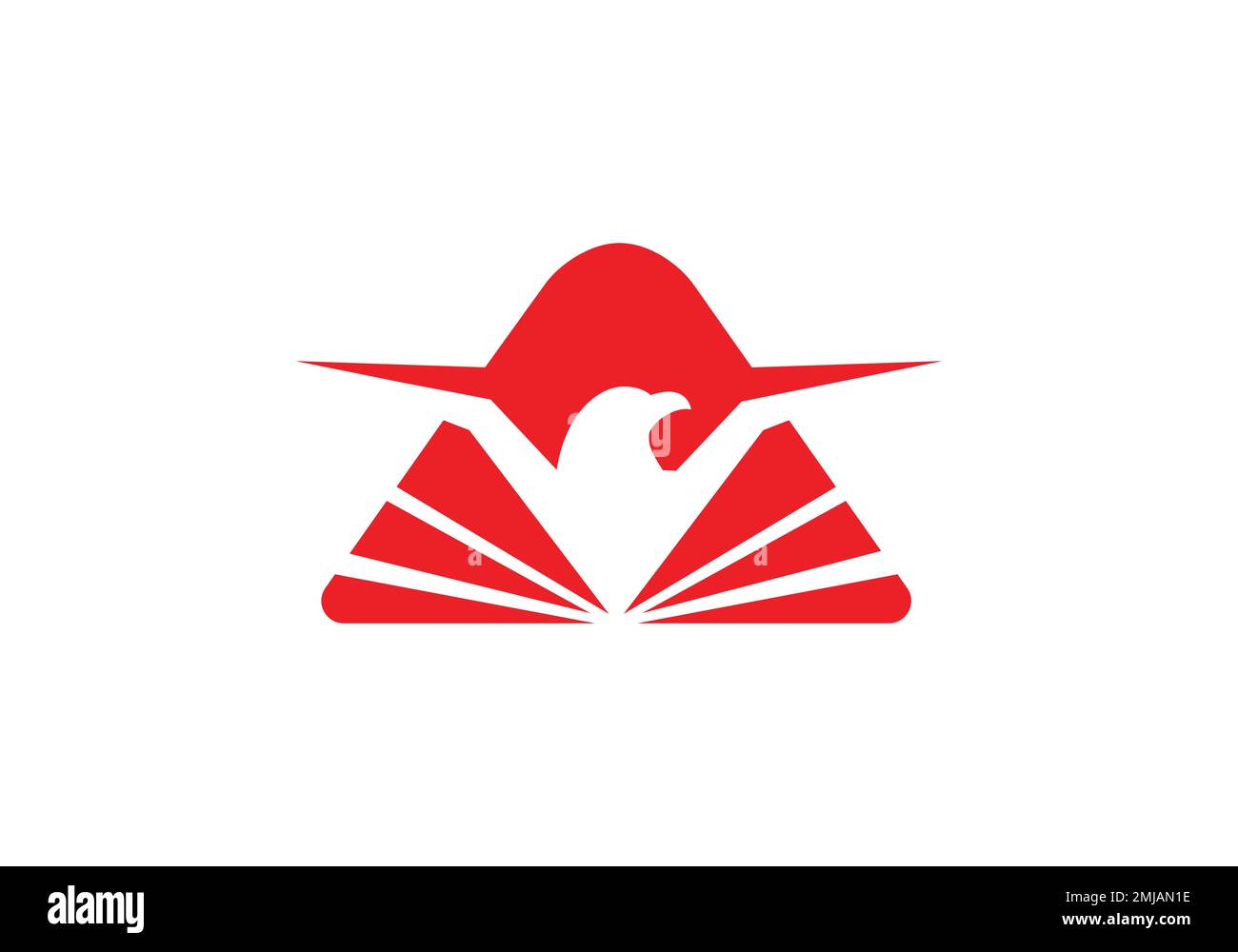 bird logo design per il vostro business Illustrazione Vettoriale