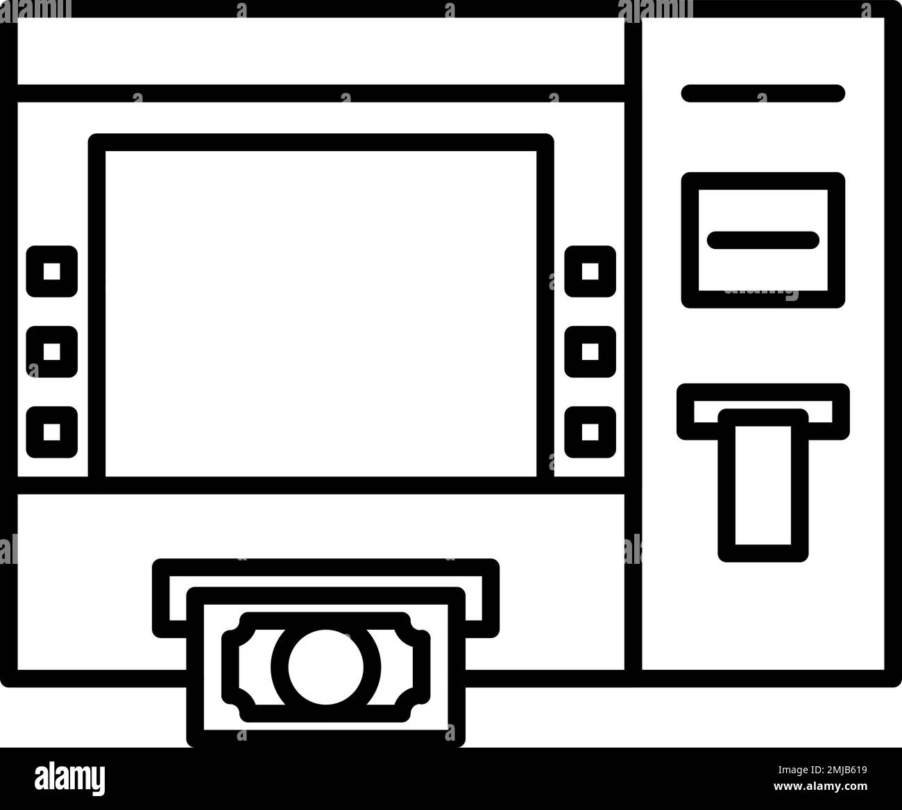 ATM, condizionamento, icona vettoriale apparecchiatura su sfondo trasparente. Contorno ATM, condizionamento, icona vettore attrezzatura Illustrazione Vettoriale ATM, condizionamento, icona vettoriale apparecchiatura su sfondo trasparente. Contorno ATM, condizionamento, icona vettore attrezzatura Illustrazione Vettoriale