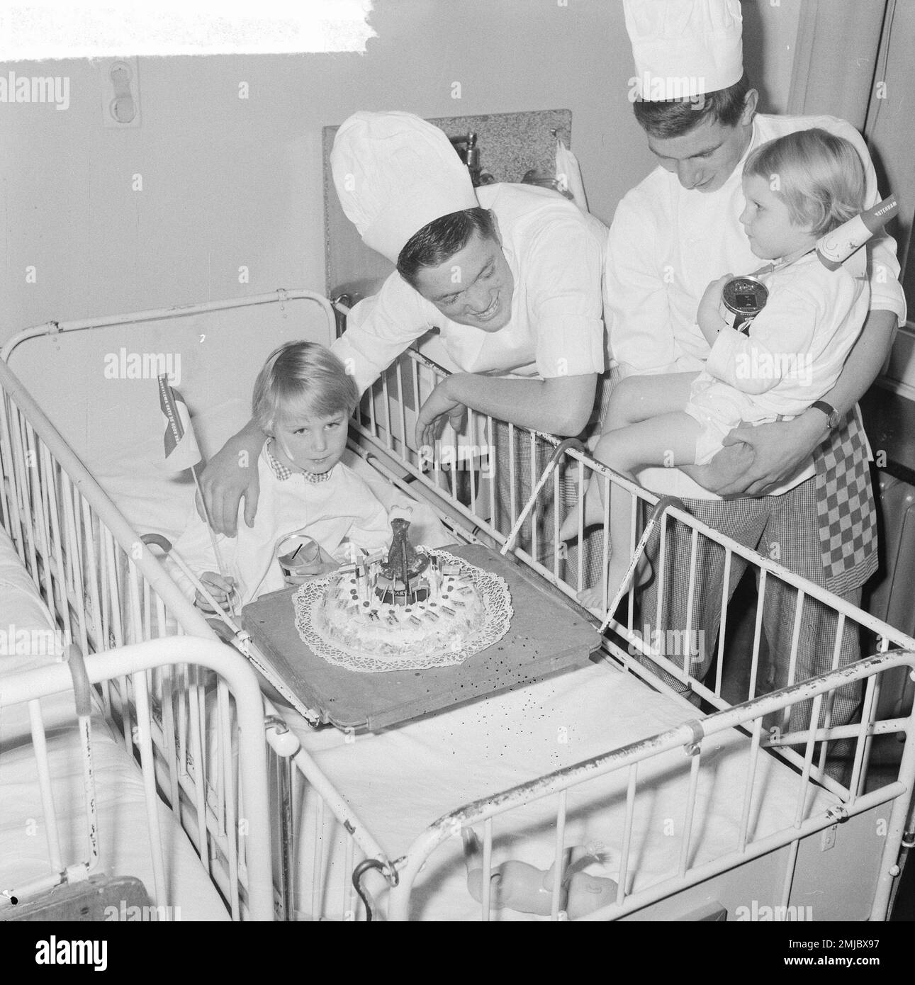 Storia dei Paesi Bassi: Giornata mondiale del risparmio, festa all'Emma Children's Hospital di Amsterdam; data: 29 ottobre 1962 Foto Stock