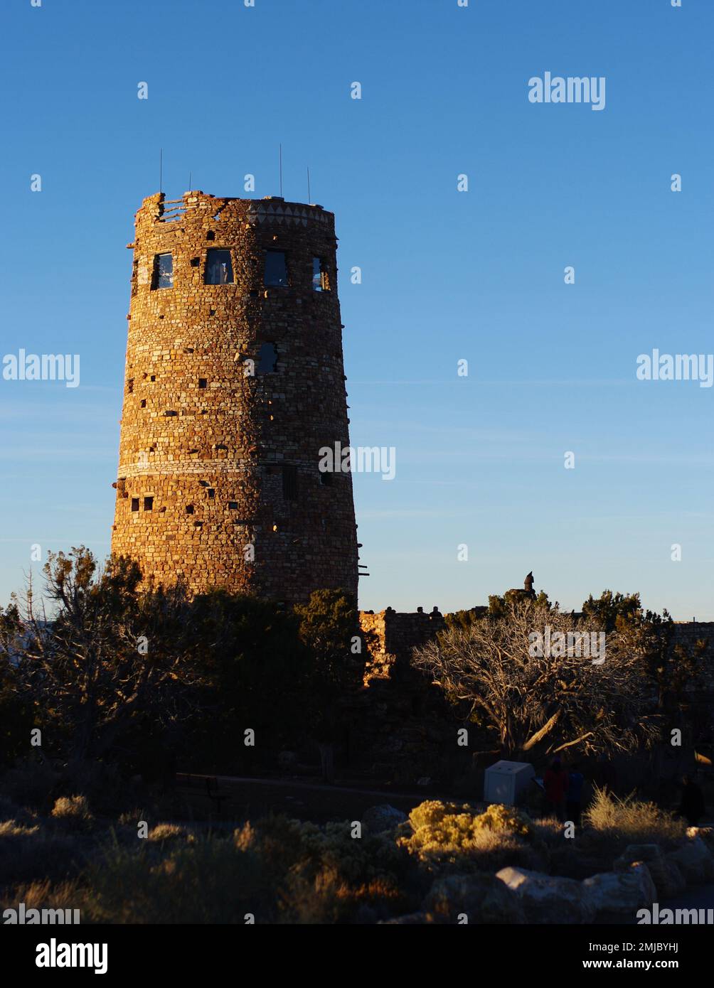 Edificio a torre nel Parco Nazionale del Grand Canyon Foto Stock