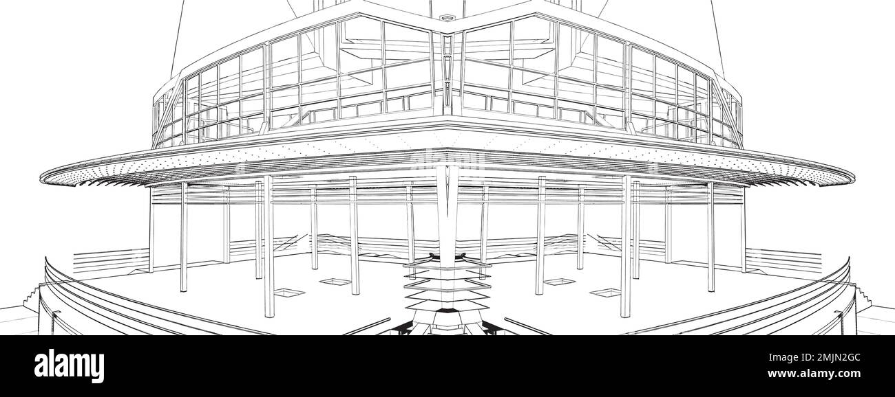 Vettore di costruzione dell'angolo dell'edificio Illustrazione Vettoriale