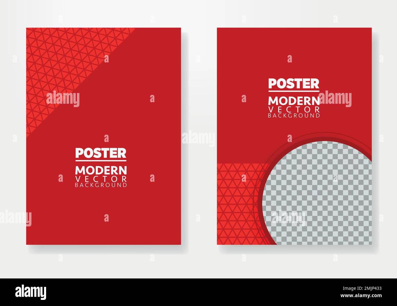 Progettazione del layout dei poster. Documento anteriore e posteriore del modello di sfondo dell'illustrazione vettoriale. Facile da editable. Modello di disegno vettoriale per Brochure Illustrazione Vettoriale