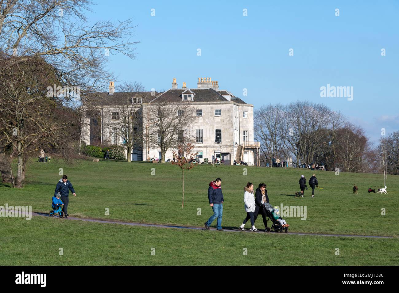 Il Beckenham Palace Mansion è una residenza in stile palladiano situata a Beckenham Palace Park, un grande parco pubblico nel quartiere londinese di Lewisham. Beck Foto Stock