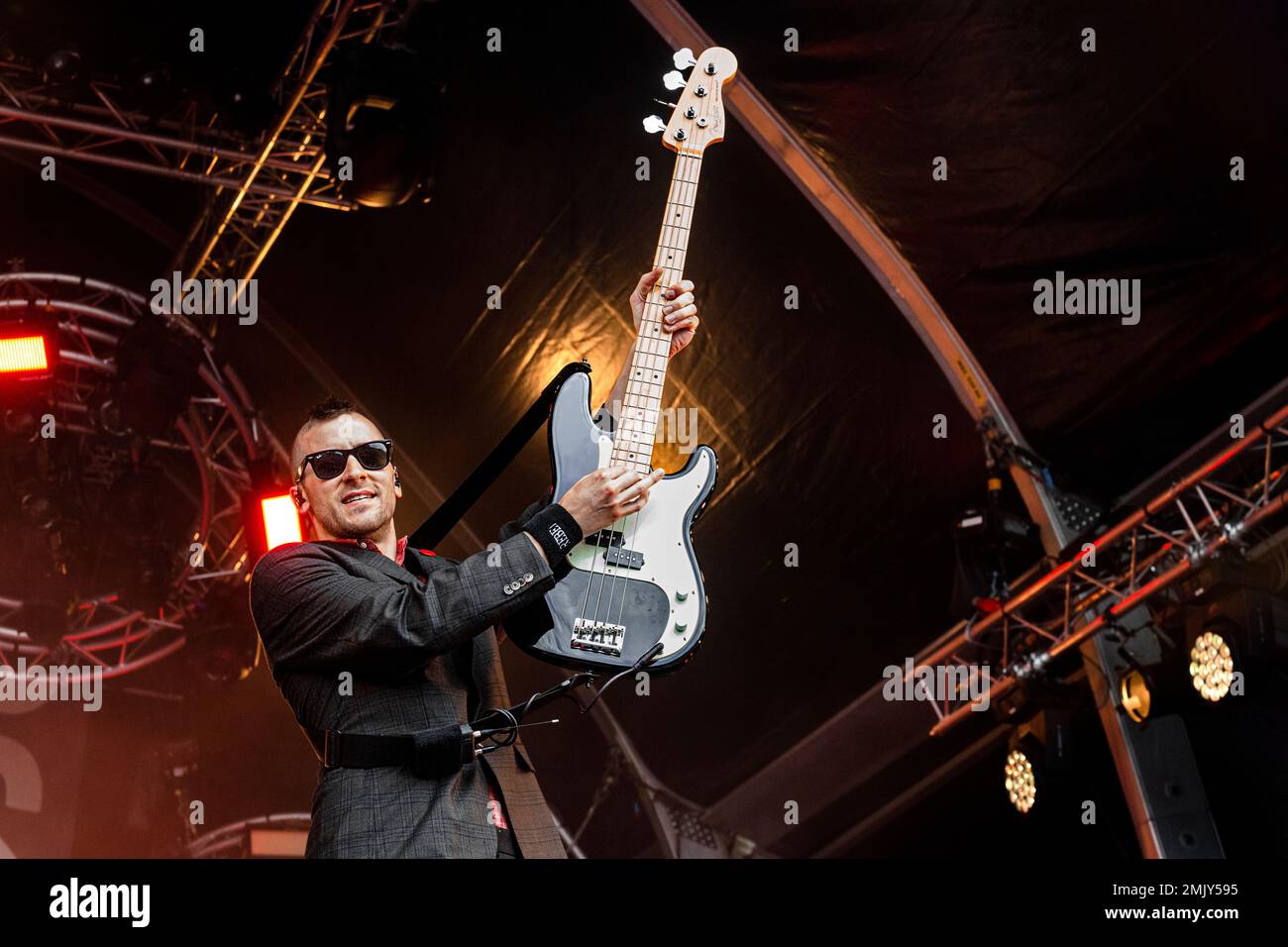 Francia 21 giugno 2019 gli Interrupters - live at Hell Fest Clisson © Andrea Ripamonti / Alamy Foto Stock