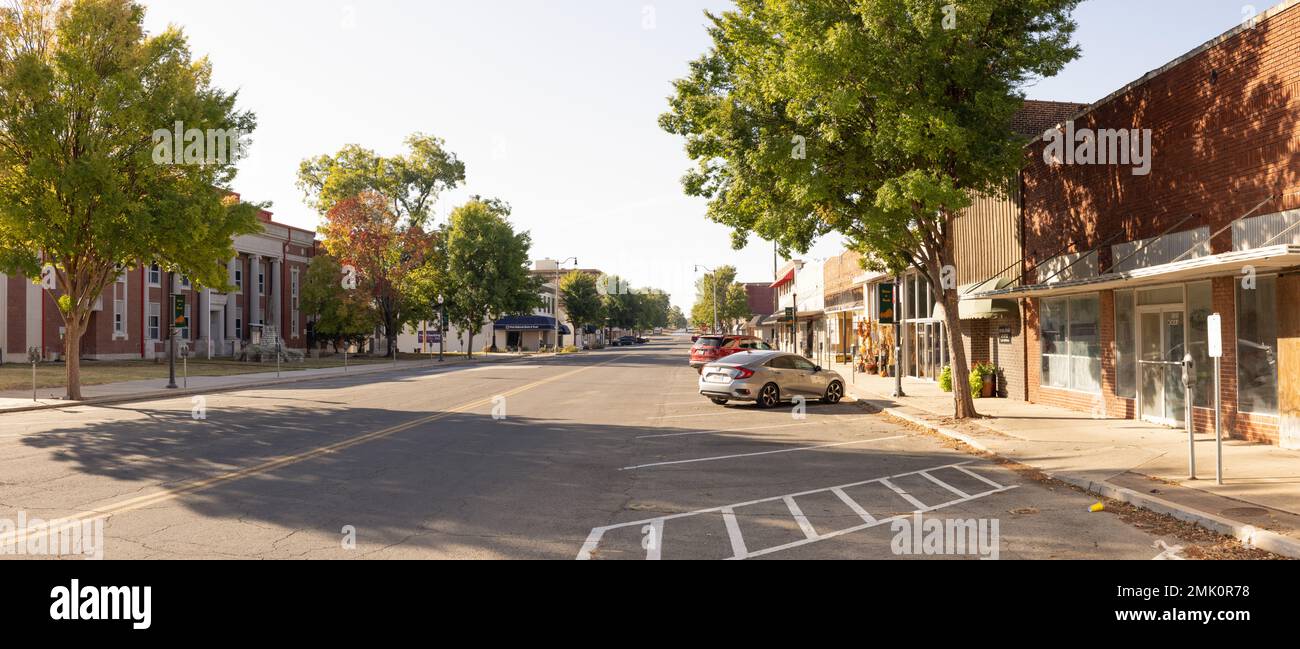 Wewoka, Oklahoma, USA - 15 ottobre 2022: Il tribunale della contea di Seminole Foto Stock