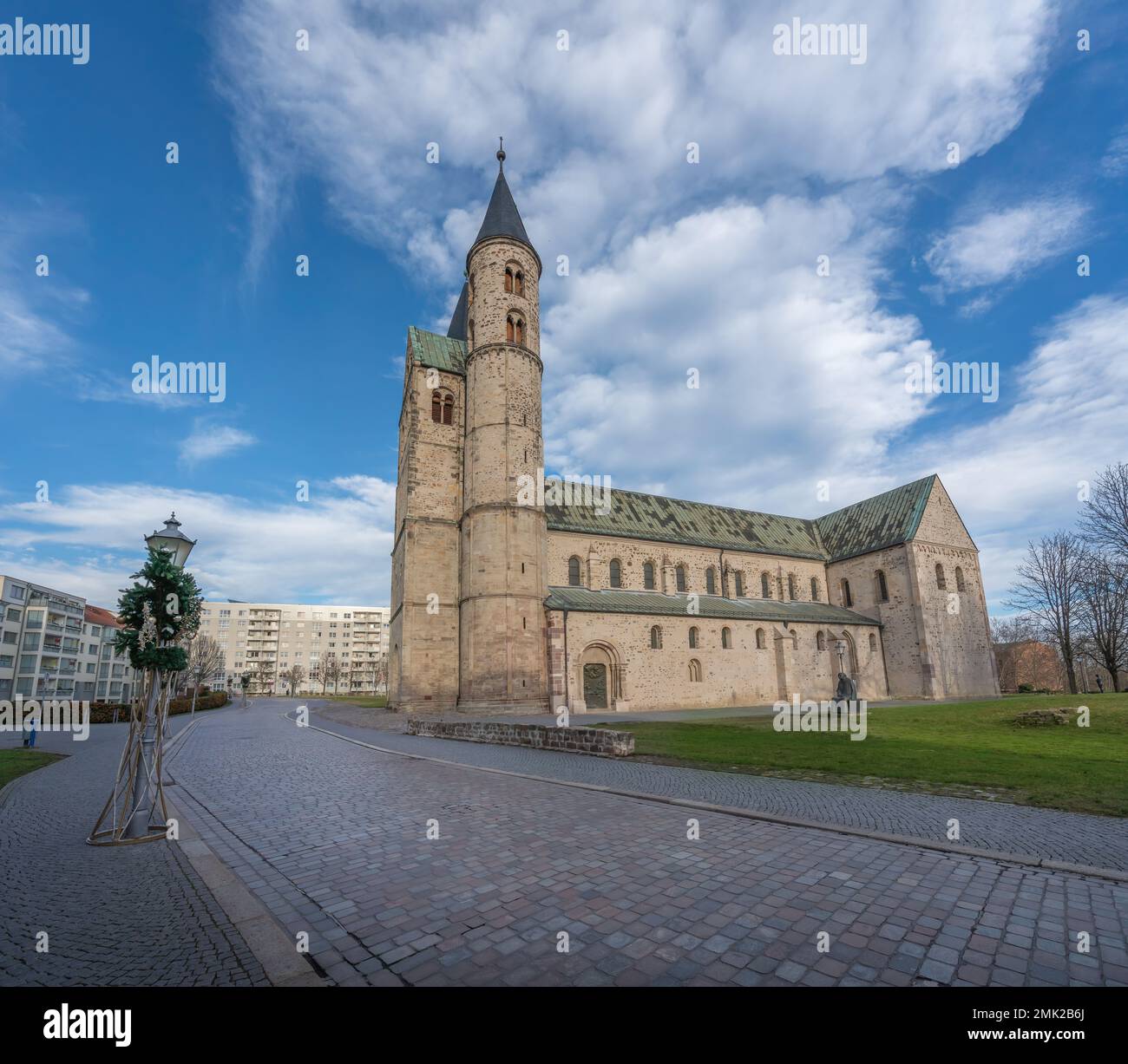 Chiesa del monastero (Kloster Unser Lieben Frauen) - Magdeburgo, Sassonia-Anhalt, Germania Foto Stock