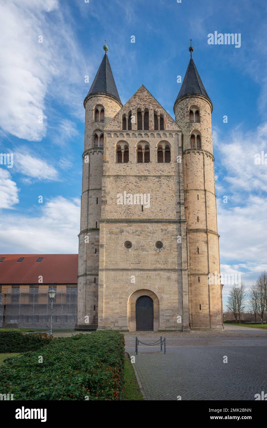 Chiesa del monastero (Kloster Unser Lieben Frauen) - Magdeburgo, Sassonia-Anhalt, Germania Foto Stock