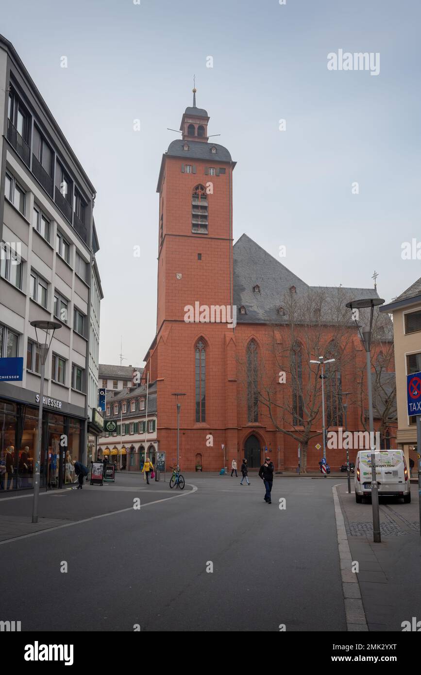 St Chiesa di Quintin - Magonza, Germania Foto Stock