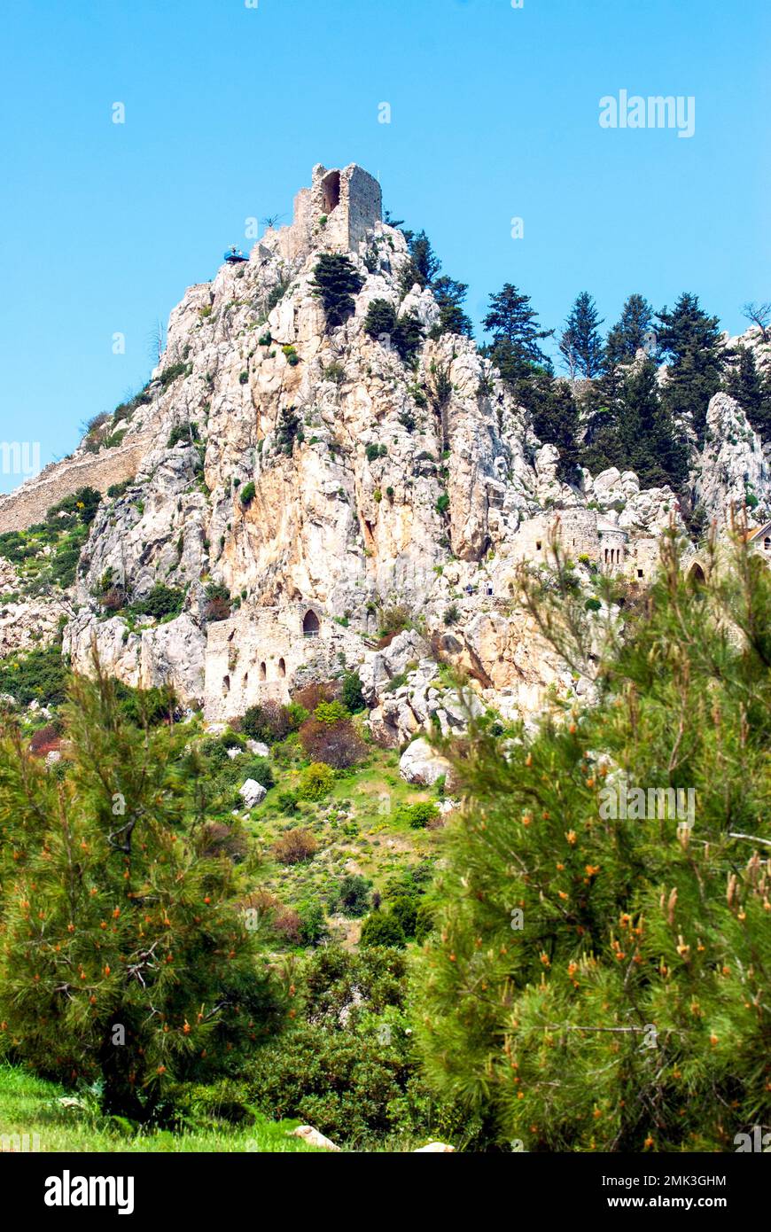 St Hilarion castello Foto Stock