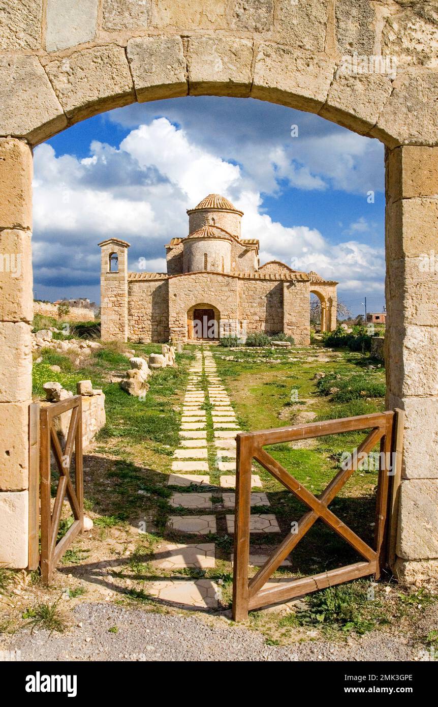 Chiesa Panagia Kanakaria nella penisola di Karpaz Foto Stock