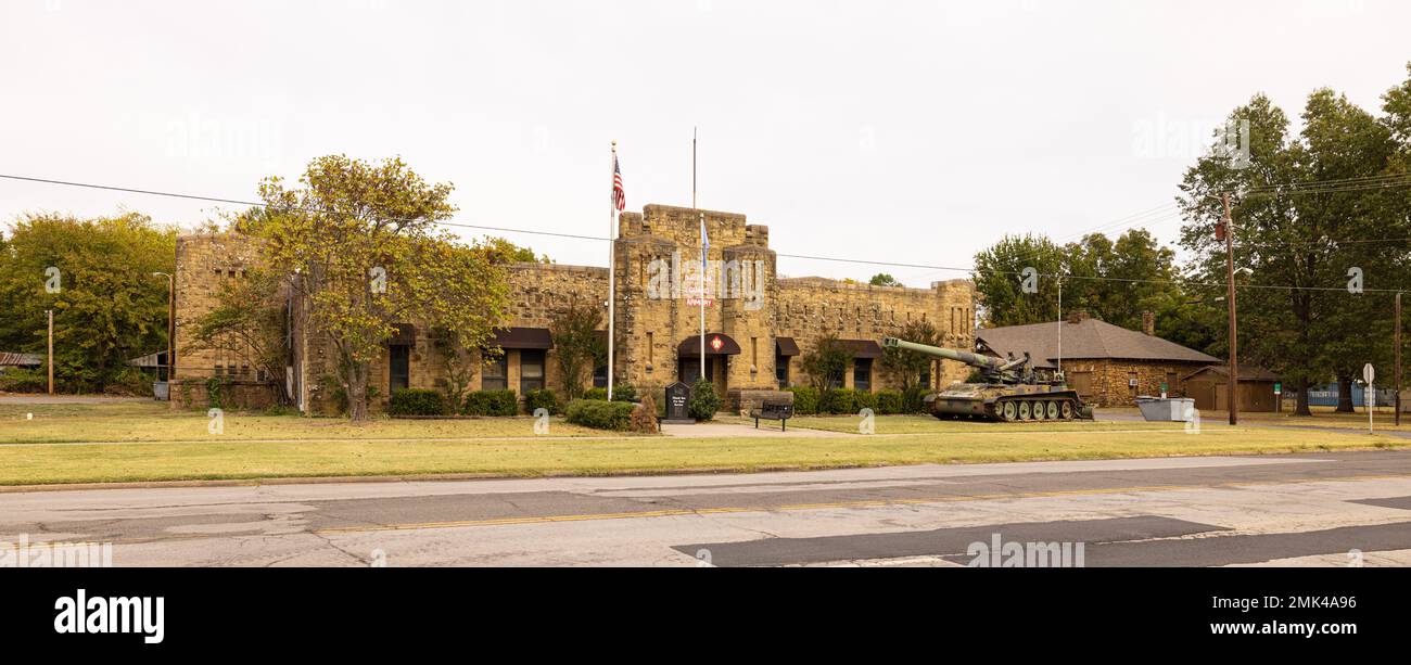 Wagoner, Oklahoma, USA - 16 ottobre 2022: L'armeria della Guardia Nazionale Foto Stock