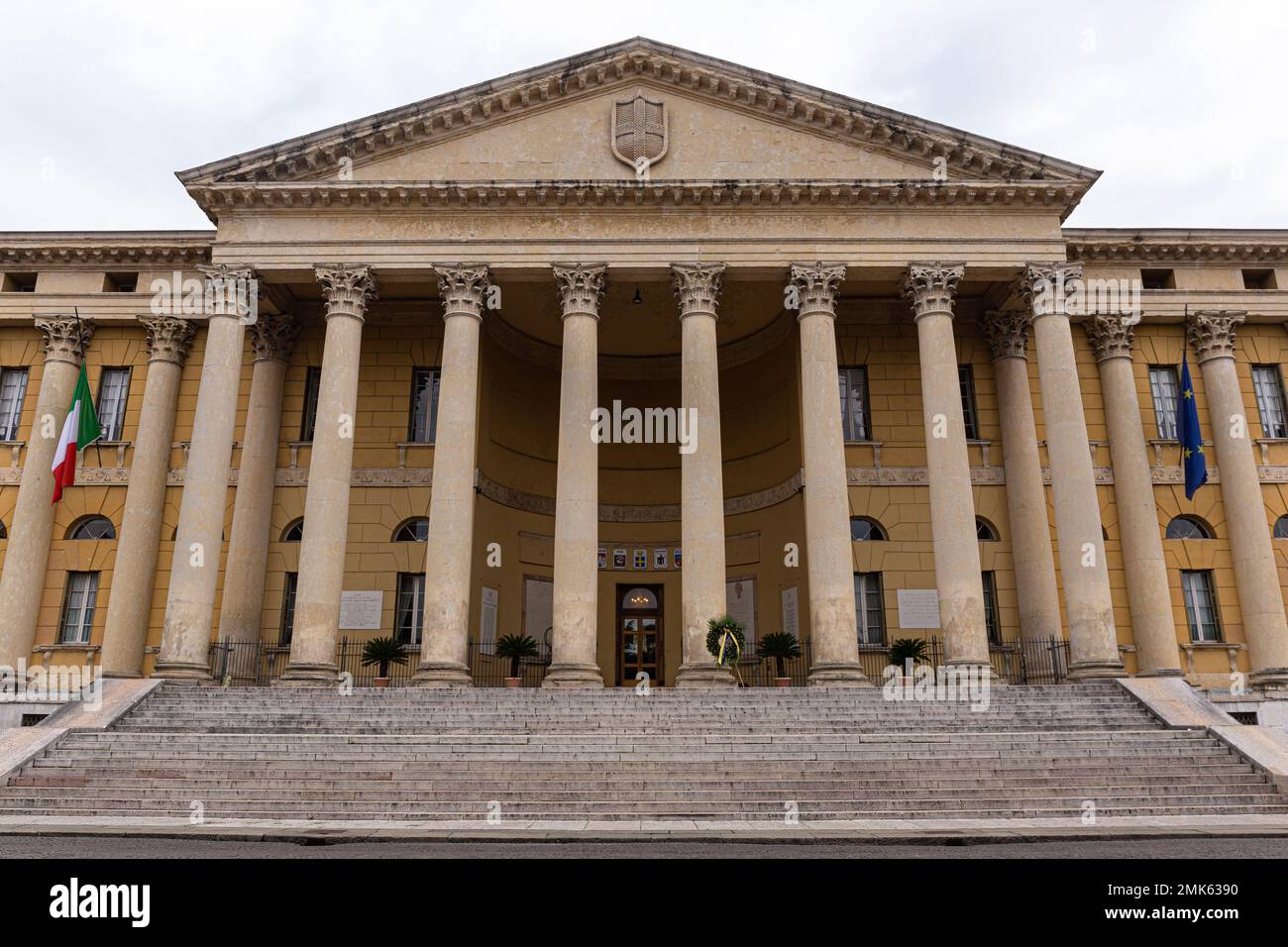 Palazzo Barbieri del centro di Verona, edificio storico Foto Stock