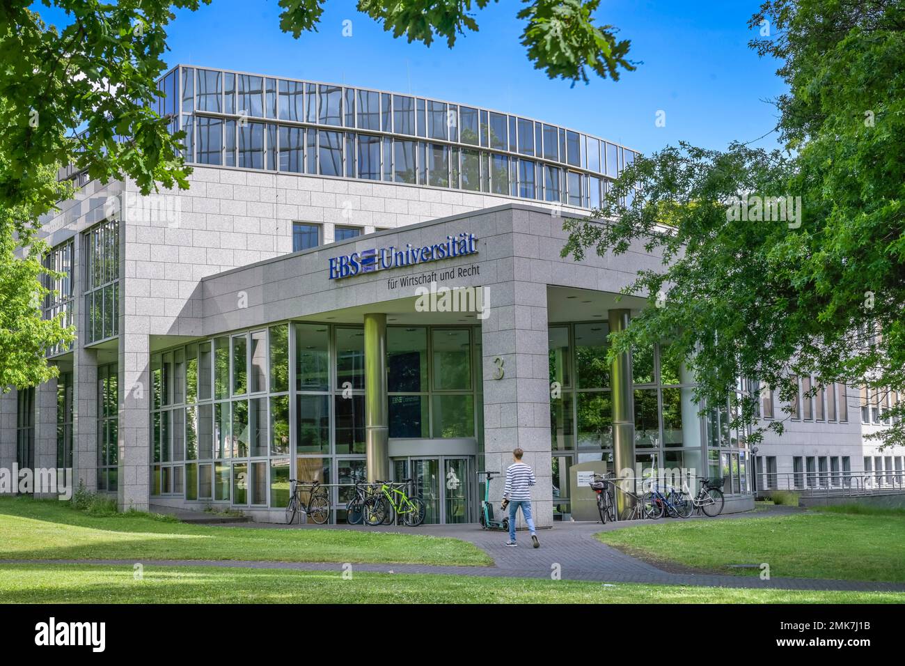 EBS Universitaet fuer Wirtschaft und Recht, Gustav-Stresemann-Ring, Wiesbaden, Assia, Germania Foto Stock