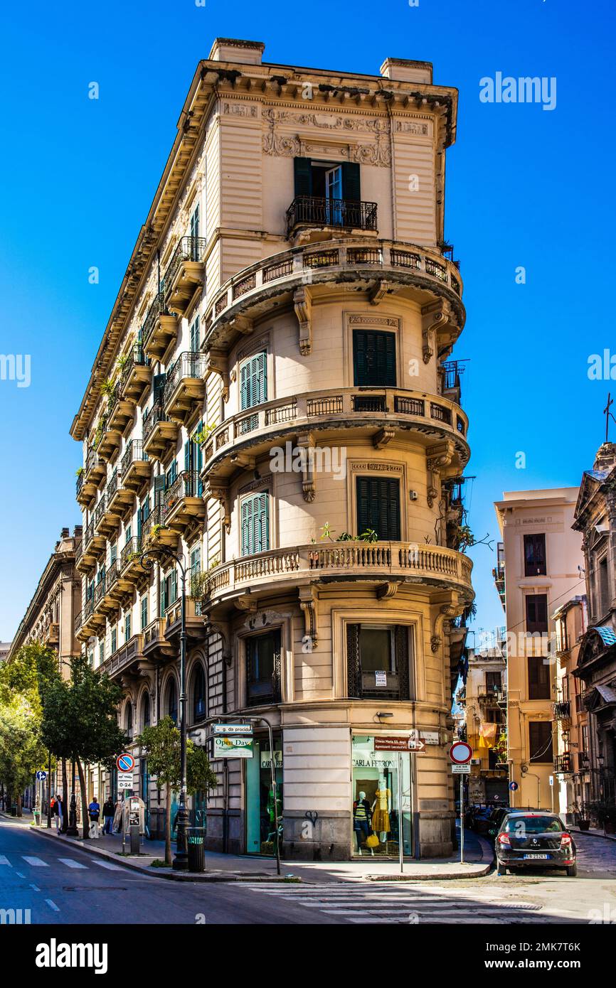 Città Vecchia, Palermo, Sicilia, Palermo, Sicilia, Italia Foto Stock