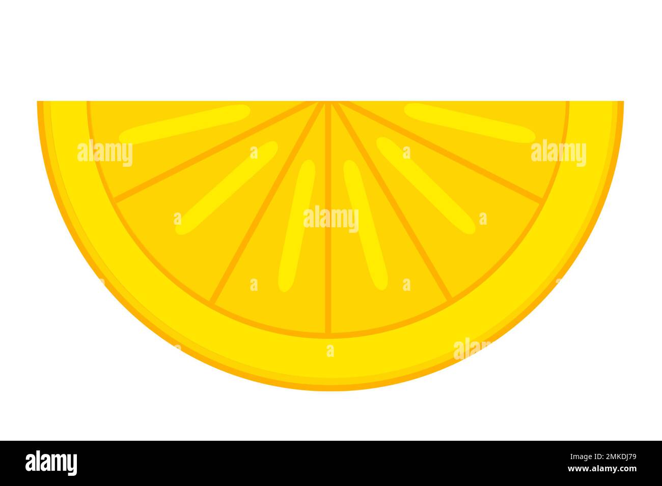 disegno astratto di fettine di limone, arancia, pompelmo. disegno giallo isolatedastratto di fettine di limone, arancia, pompelmo. isolato giallo Foto Stock