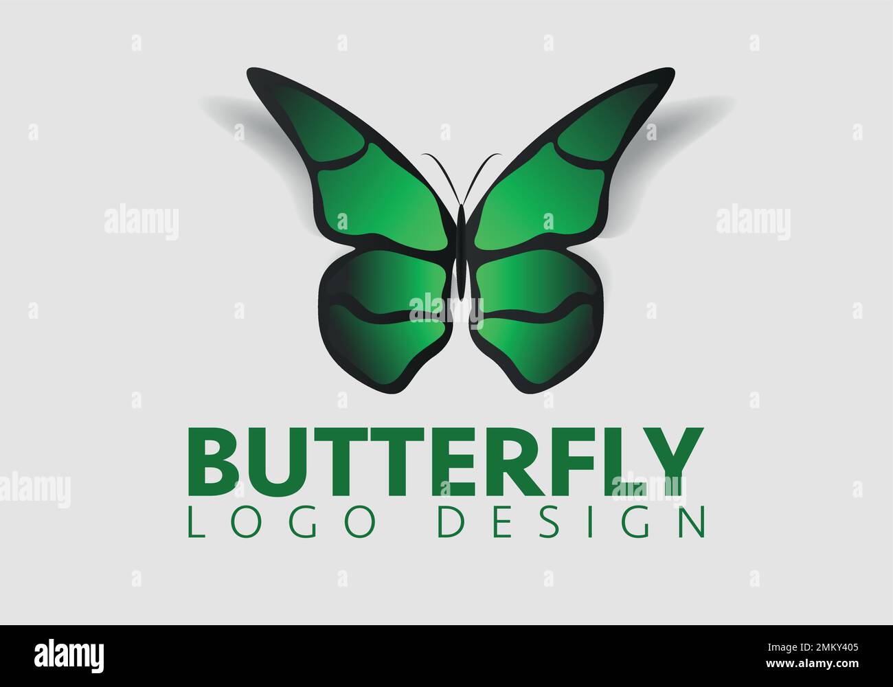 Farfalla semplice concettuale, icona colorata. Logo. Illustrazione Vettoriale Illustrazione Vettoriale
