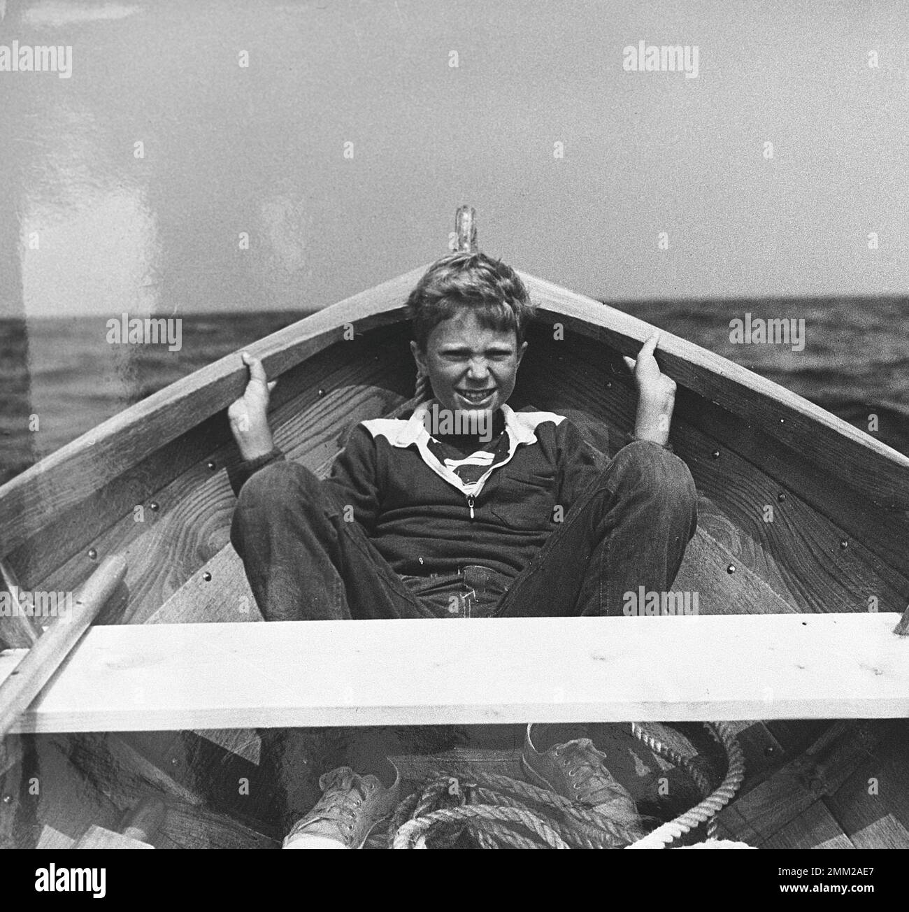 Carl XVI Gustaf, re di Svezia. Nato il 30 aprile 1946. 1950s rif. EG27-12 Foto Stock