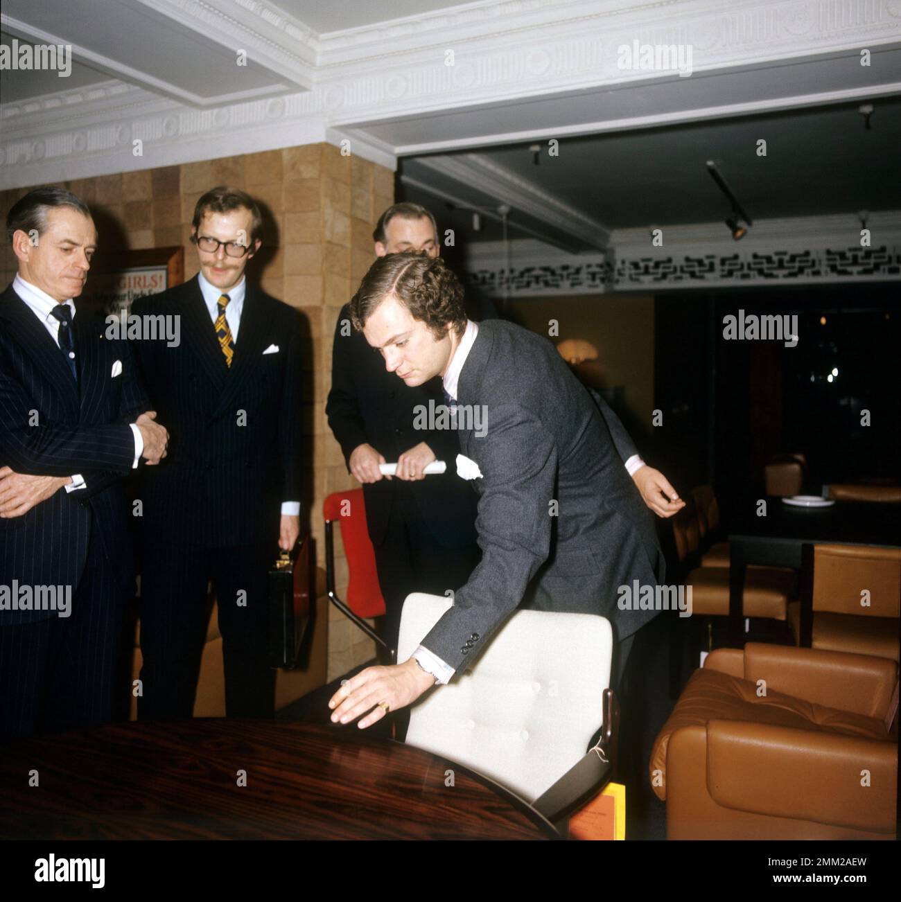 Carl XVI Gustaf, re di Svezia. Nato il 30 aprile 1946. 1972 Foto Stock